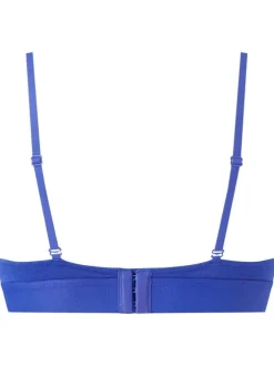 Brassière bleu électrique unie fines bretelles