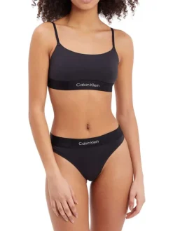 Brassière noire unie