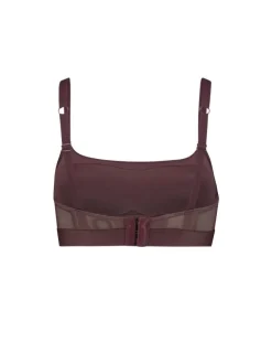 Brassière Puma bordeaux unie