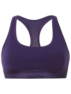 Brassière violette pour femme unie