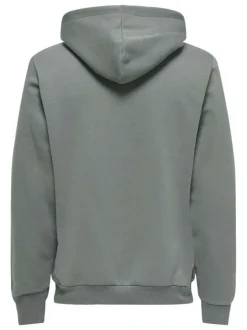 Brassière violette unie avec nom de la marque brodé sur la bande blanche