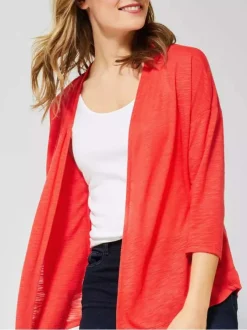Cardigan femme rouge