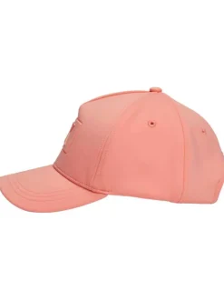Casquette pêche unie avec logo en relief et une coupe strapback