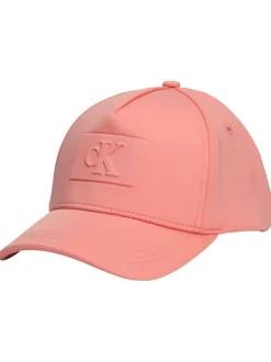 Casquette pêche unie avec logo en relief et une coupe strapback