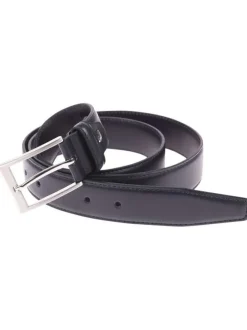 Ceinture en cuir marine