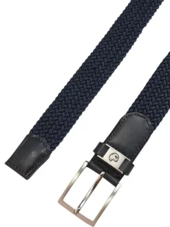 Ceinture marine unie pourvue d'une fermeture par boucle ardillon