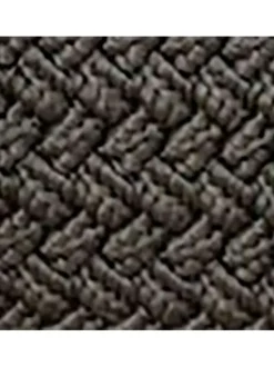 Ceinture tréssée kaki unie avec un passant noir brodé et une boucle rectangle
