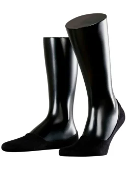 Chaussettes courtes et invisibles couleur noires unies pour homme