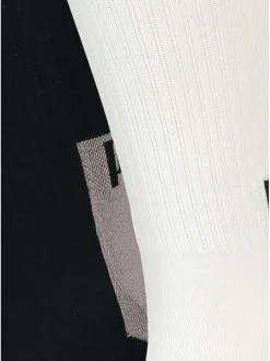 Chaussettes hautes multicolore fantaisie coupe haute