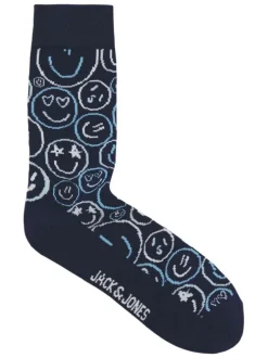 Chaussettes hautes vertes avec des motifs et une coupe haute