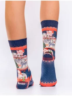 Chaussettes homme bleu