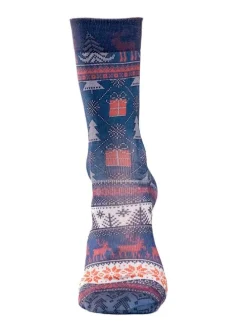 Chaussettes homme bleu
