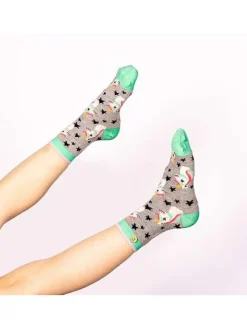Chaussettes LEONORA & ARTHUR gris fantaisie