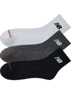 Chaussettes basses en coton mélangé multicolores unies à coupe mi-haute