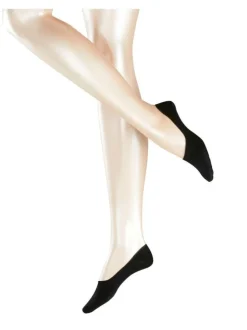Chaussettes courtes et invisibles couleur noires unies pour femme