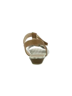 Chaussures nu-pieds fille marron