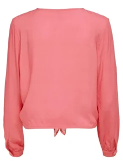 Chemise rose femme coupe ample uni