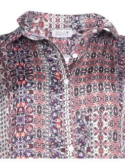 Chemisier multicolore pour femme bohème et ample