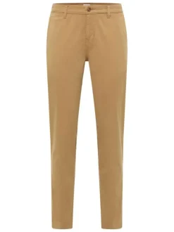 Chino Daytona en coton beige uni à coupe slim avec poches à l'italienne L34