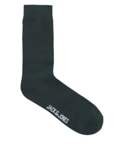 Coffret de Noël de chaussettes hautes en coton mélangé bleues nuit imprimées