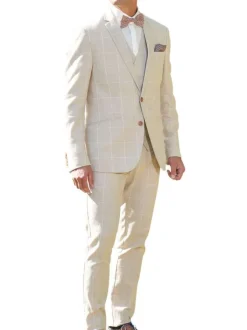 Costumes homme beige