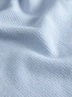 Débardeur bleu uni pourvu d'une coupe ajustée et d'un col carré