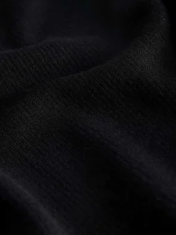 Débardeur noir uni pourvu d'une coupe ajustée et d'un col carré