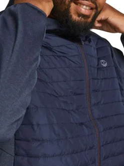 Doudoune à capuche Multi Quilted Jacket marine matelassée à coupe droite