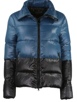 Doudoune QUEEN 2 unie coupe droite col montant