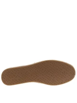 Espadrilles bleu marine avec un talon plat et un petit soufflet élastiqué