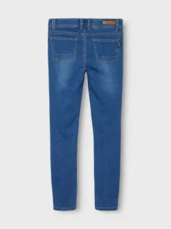 Jean bleu denim délavé coupe skinny