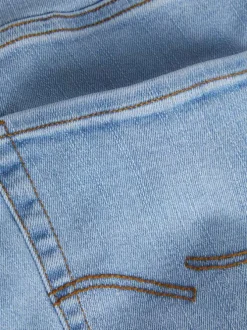 Jean Clark Regular en coton mélangé stone uni coupe regular fit