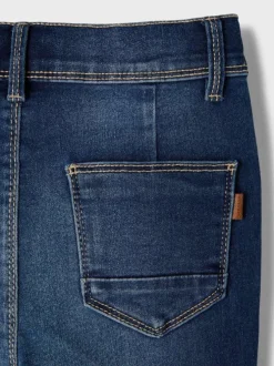Jean indigo délavé coupe skinny