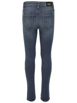 Jean nuit effet délavé avec une coupe skinny