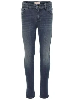 Jean nuit effet délavé avec une coupe skinny