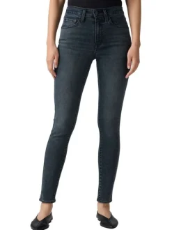 Jean 721™ anthracite uni coupe skinny avec un patch de la marque