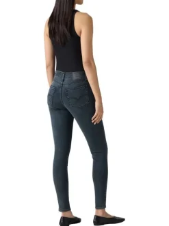 Jean 721™ anthracite uni coupe skinny avec un patch de la marque