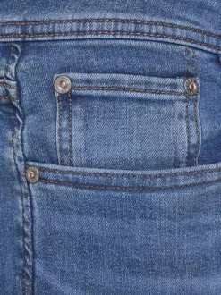 Jean avec effet délavé pour homme bleu slim intermédiaire