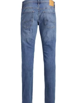 Jean avec effet délavé pour homme bleu slim intermédiaire