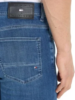 Jean Bleeker indigo uni avec une coupe slim et 5 poches plaquées
