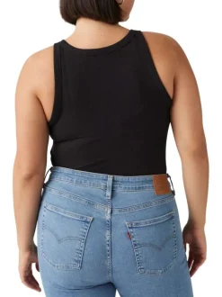 Jean 721™ bleu jean clair en coton coupe skinny avec un patch de la marque