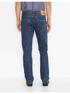 Jean 501 bleu jean en coton avec une coupe régular