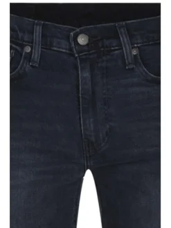 Jean 511™ bleu noir uni avec une coupe slim et fermeture zip et bouton