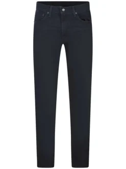 Jean 511 bleu nuit uni avec une taille intermédiaire et une coupe slim