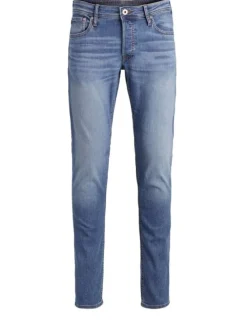 Jean bleu pour homme effet délavé coupe regular GLENN