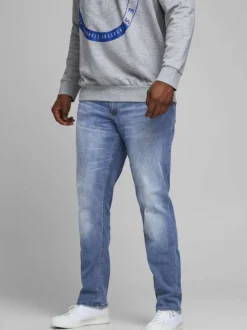 Jean bleu pour homme effet délavé coupe regular GLENN