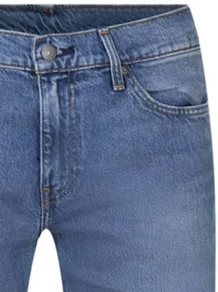 Jean 511 bleu stone uni à coupe slim et à taille intermédiaire