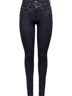 Jean Blush en coton brut chiné avec une coupe skinny