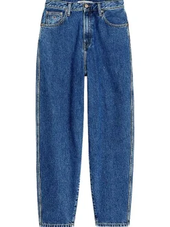 Jean Callie indigo en coton uni coupe droite