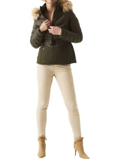 Jean Celia coupe slim écru uni en coton